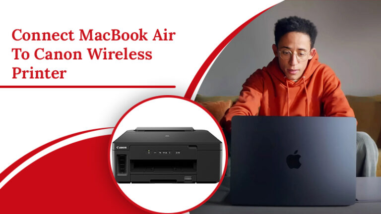 how to connect canon wireless printer to macbook air