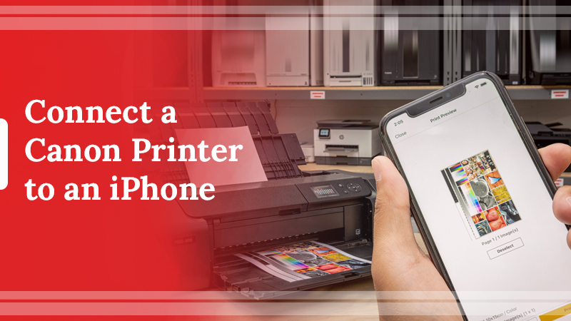 how to pair canon printer with iphone